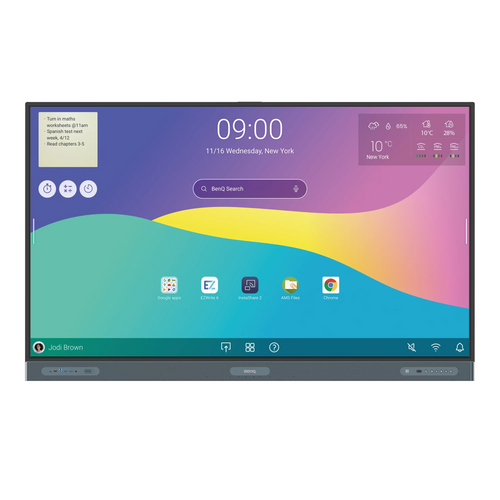 BENQ 75 RP7504 4K UHD 450NITS 12001 CONTRAST ANDROID 13 WITH WIFI DONGLE - 5YRS WTY BENQ 75 RP7504 4K UHD 450NITS 12001 CONTRAST ANDROID 13 WITH WIFI DONGLE - 5YRS WTY