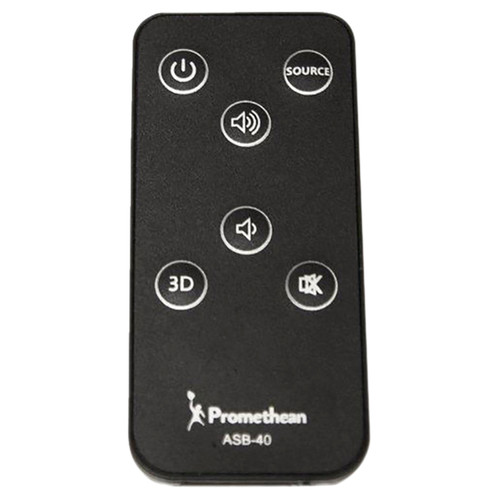 REMOTE CONTROL FOR PROMETHEAN ACTIVSOUNDBAR - VERSIONS 1-2 REMOTE CONTROL FOR PROMETHEAN ACTIVSOUNDBAR - VERSIONS 1-2