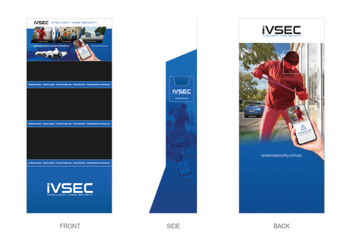 IVSEC POS DISPLAY STAND -Footprint 70 X 42 X 180CM - Free with IVSEC stocking order