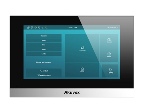 7 SIP INDOOR UNIT IN SILVER LINUX VERSION