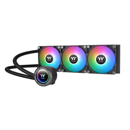 Thermaltake CL-W362-PL12SW-A, TH360 V2 ARGB Sync AIO Liquid CPU Cooler, Size: 3x120mm Fan, Socket: Intel LGA 2066/2011/1700/1200/1156/1155/1151/1150, AMD AM5/AM4/AM3+/AM3/AM2+/AM2, Black, 2 Year Warranty Thermaltake CL-W362-PL12SW-A, TH360 V2 ARGB Sync AIO Liquid CPU Cooler, Size: 3x120mm Fan, Socket: Intel LGA 2066/2011/1700/1200/1156/1155/1151/1150, AMD AM5/AM4/AM3+/AM3/AM2+/AM2, Black, 2 Year Warranty