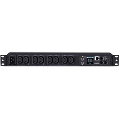 CyberPower Monitored ePDU PDU31005 1RU horizontal 16Amp input - SNMP Network Connection - 8x IEC-320 C13 out -IEC-320 C20 in - 2 Yrs Adv. Replacement WTY CyberPower Monitored ePDU PDU31005 1RU horizontal 16Amp input - SNMP Network Connection - 8x IEC-320 C13 out -IEC-320 C20 in - 2 Yrs Adv. Replacement WTY