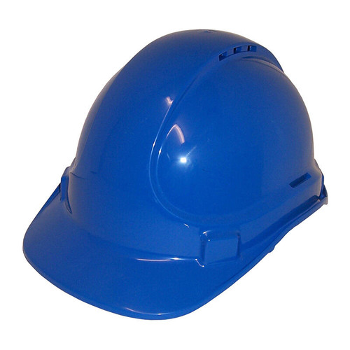 3M  TA570 Safety Helmet, Vented, ABS, Type 1, Blue