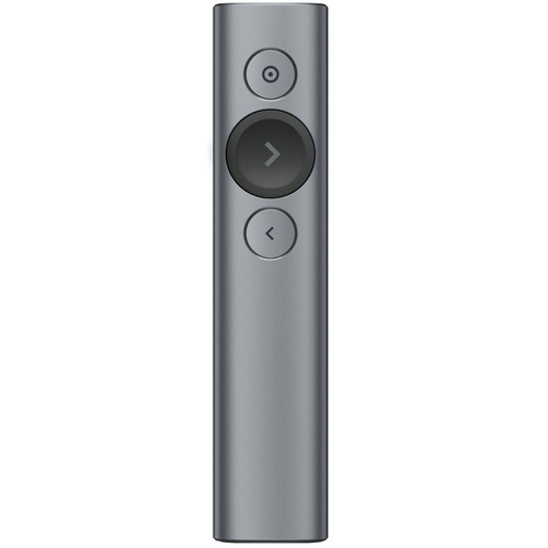 (LS)Logitech Spotlight Presentation Remote Slate 2.4GHz dual Connectivity Bluetooth or USB 30m Range LED 3D accelerometer & Gyrpscope 1 year wty