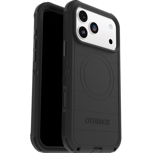 OtterBox Defender Pro MagSafe Apple iPhone 17 Pro Max (6.9') Case Black - (77-98392), DROP+ 7X Military Standard, Raised Edges, 7 Years Warranty