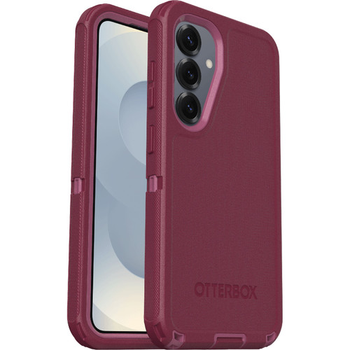 OtterBox Defender Samsung Galaxy S25+ 5G / Galaxy S24+ 5G (6.7') Case Foxberry Pink- (77-97616), DROP+ 7X Military Standard, 7 Years Warranty