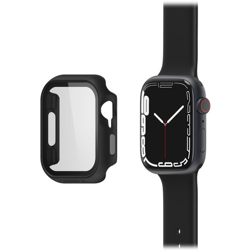 Otterbox Apple Watch Series 9/8/7 45MM Eclipse Case with Screen Protector - Pavement (Black / Grey) (77-90529), Guards Display, 2 Years Warranty