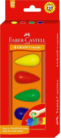 Crayon Faber Grasp Bulb Shape Pack of 4