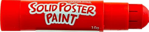 Crayon Stick Osmer Solid Poster Paint Assorted Pack 6 SPP6