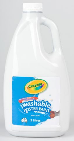 Poster Paint Crayola 2 Litre Washable White