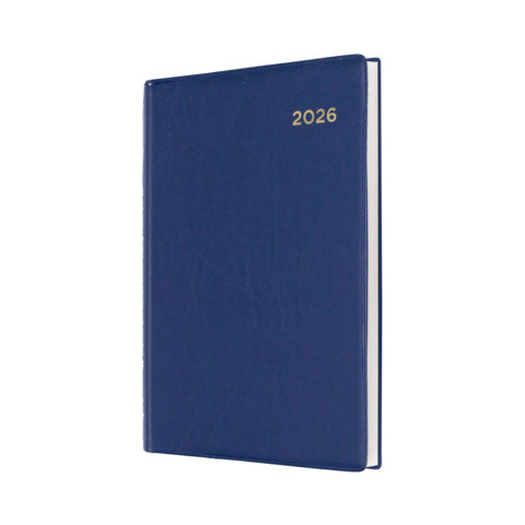 Diary Collins Belmont A7 Pocket Day to a Page PVC Blue Y2026 137V59