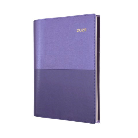 Diary Collins Vanessa Wiro A4 Week to View Purple Y2026 345V55