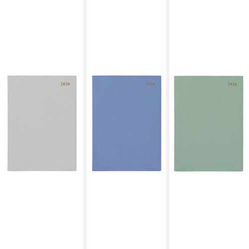 Diary Cumberland Soho A5 Week to an Opening 57SSH PVC Spiral Assorted Colours Y2026