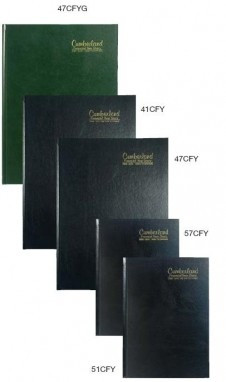 Diary Cumberland Casebound Financial A5 Week Opening Black 57CFY F2025/26