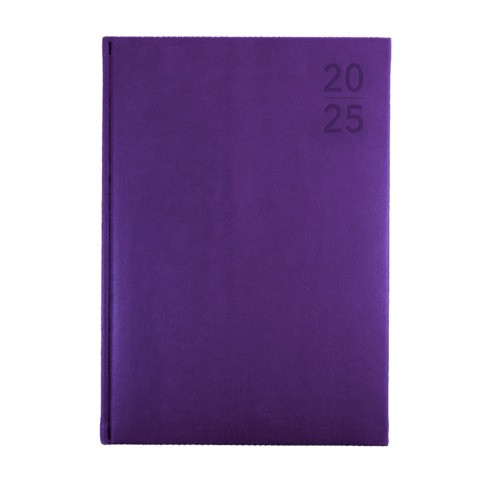Diary Debden Silhouette A4 Day To A Page Purple Y2026 S4100P55