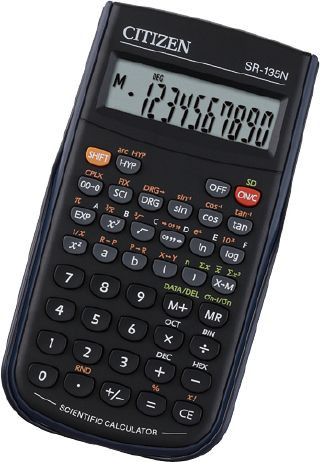 Calculator Citizen SR135N Scientific 8 Plus 2 Digit
