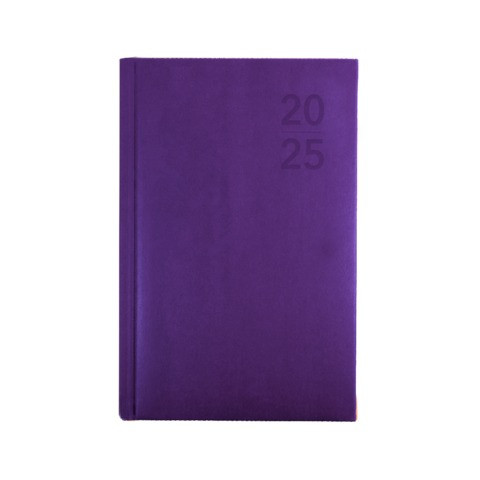 Diary Debden Silhouette B7R Week To View Purple Y2026 S6700P55