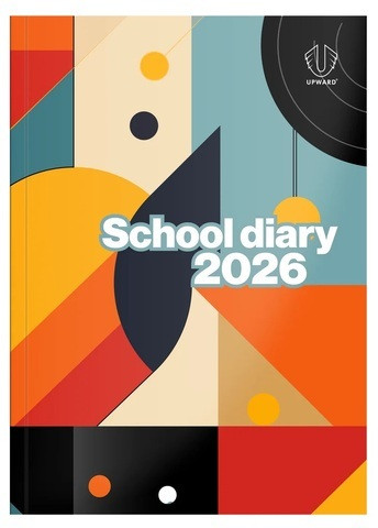 Diary Upward 4403 B5 School Week Opening Burst Bound Y2026