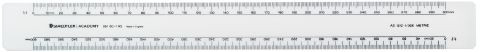 Scale Ruler 300mm Staedtler 961801 Oval 1.1  1.2  1.5  1.10