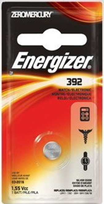 Battery Energizer Watch 392 BP1 SR41 Card of 1