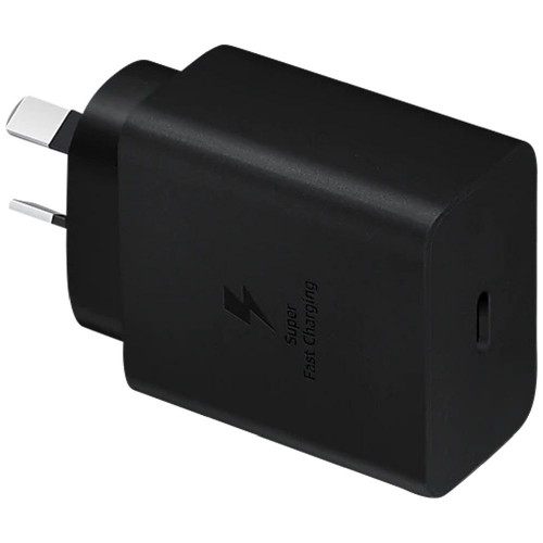 Samsung 45W PD Power Adapter with USB-C to C Cable (1.8M) - Black(EP-T4511XBEGAU), Versatile Compatibility, 6 Months Warranty