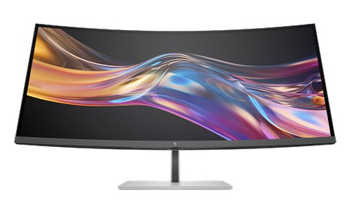 HP Series 7 Pro 738PU 38' Curved 4K WQHD Thunderbolt IPS Monitor 3840x1600 21:9 5ms Height Adjust Tilt Swivel Pivot HDMI DP USB-C VESA 3yrs