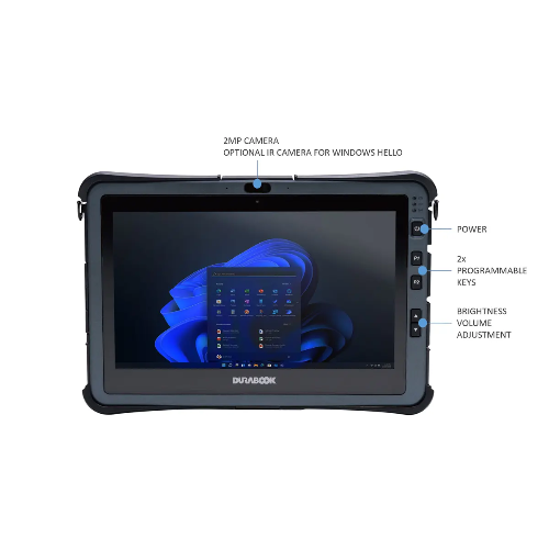 DURABOOK U11, 11.6" Rugged Laptop - Intel Core i5, 8GB RAM, 256GB SSD, Windows 11