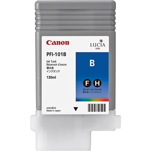 BLUE INK TANK 130ML FOR Canon IPF6100 5100 5000