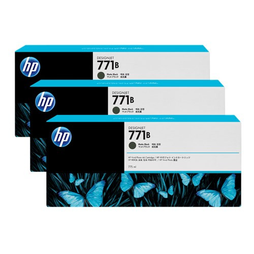 HP 771B MATTE Black TRIPLE PACK 775 ML DESIGNJET INK