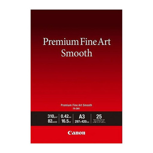 Canon A3 Fine Art Smooth Paper 25 sheets