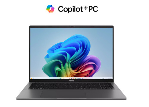 ASUS Vivobook S16 16' FHD OLED 60Hz NT / AMD R7-260 (Hawk Point) / DDR5 16GB / 512GB SSD / INT / Matte Gray / Win 11 Home (Everyday AI)