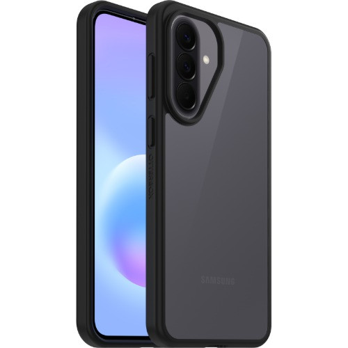OtterBox React Samsung Galaxy A57 5G (6.7') Case Black Crystal (Clear/Black) - (77-000450),Antimicrobial,DROP+ Military Standard,7 Years Warranty