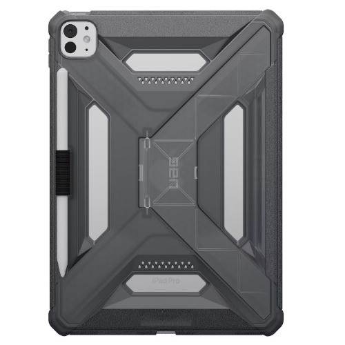 UAG Scout Plus Apple iPad Pro (11.0') (5th Gen) Case - Ash (124491113131), Slim, Soft-Touch, Built-in kickstand, Pencil Holder, 1 Year Warranty
