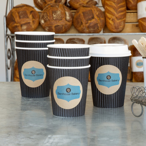 Avery Kraft Brown Round Labels, 60 mm diameter, 180 Labels (980002 / L7106)