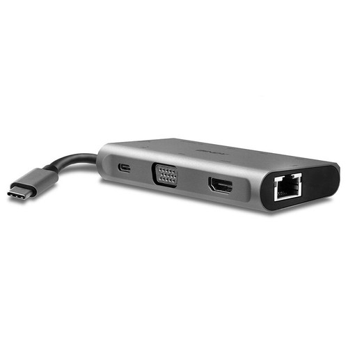 Lindy DST-Mini Plus USB-C Mini Laptop Dock (4K HDMI | VGA | 100W Charging)