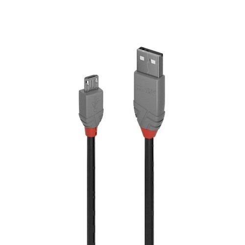 Lindy 1m USB2 A-Micro-B Aluminium