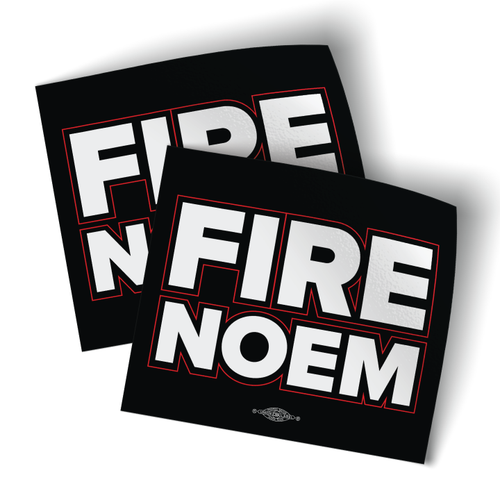 Fire Noem Stickers