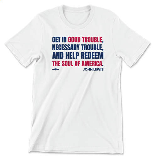 Good Trouble White Tee