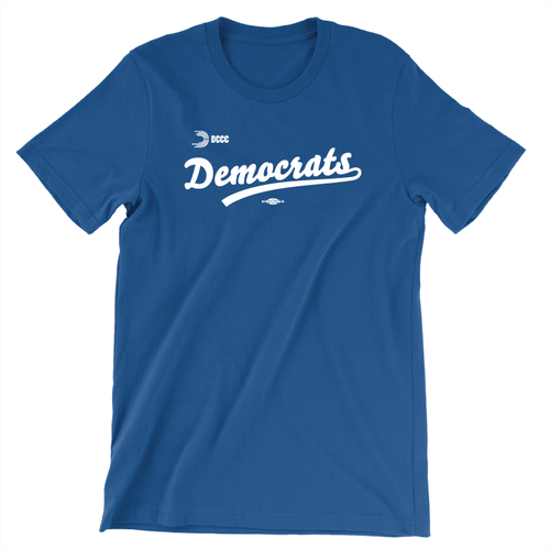 Democrats Baseball Style Royal Blue Tee
