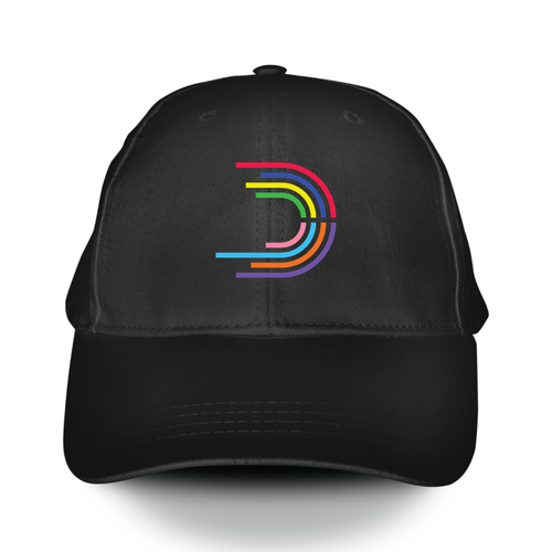 DCCC Pride Logo Black Baseball Cap