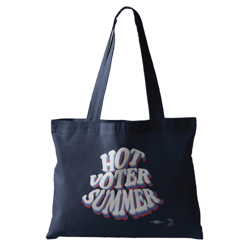 Hot Voter Summer Navy Tote Bag