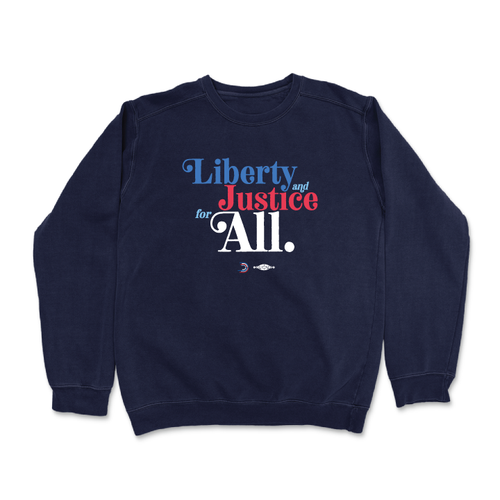 Liberty Navy Crewneck Sweater