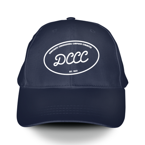 DCCC Cursive Navy Baseball Cap