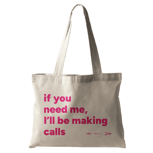 Making Calls Natural Tote Bag