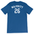 Democrats Baseball Style Royal Blue Tee