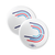 Tricolor DCCC Logo Buttons