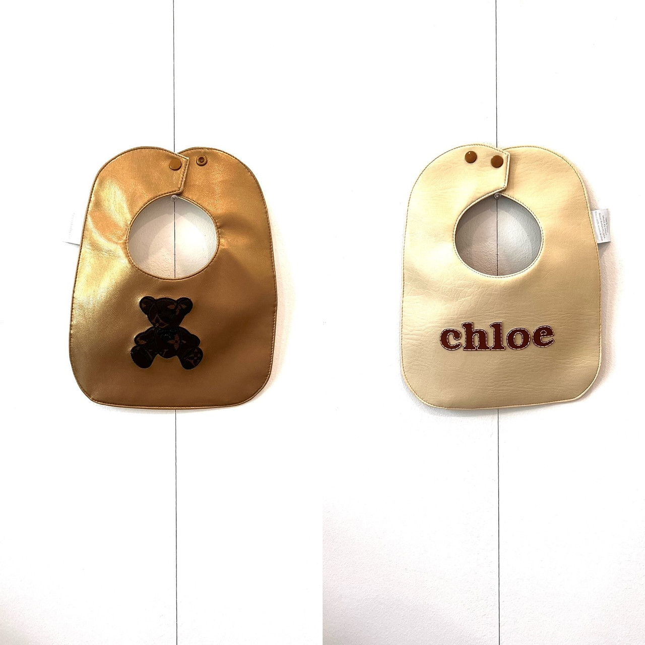 Chloe Louis Vuitton Bear Vinyl Bib