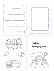 Printable Card - Teacher Appreciation Week  Printable Card - Teacher Appreciation Week