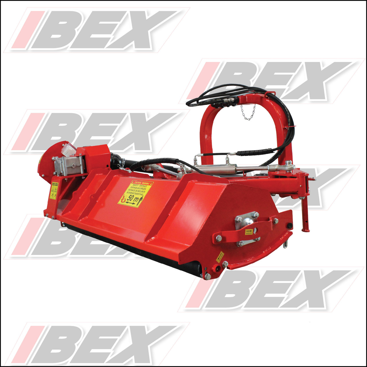 Ibex TS52 Hydraulic Offset Flail Mower | Ibex Equipment | Compact