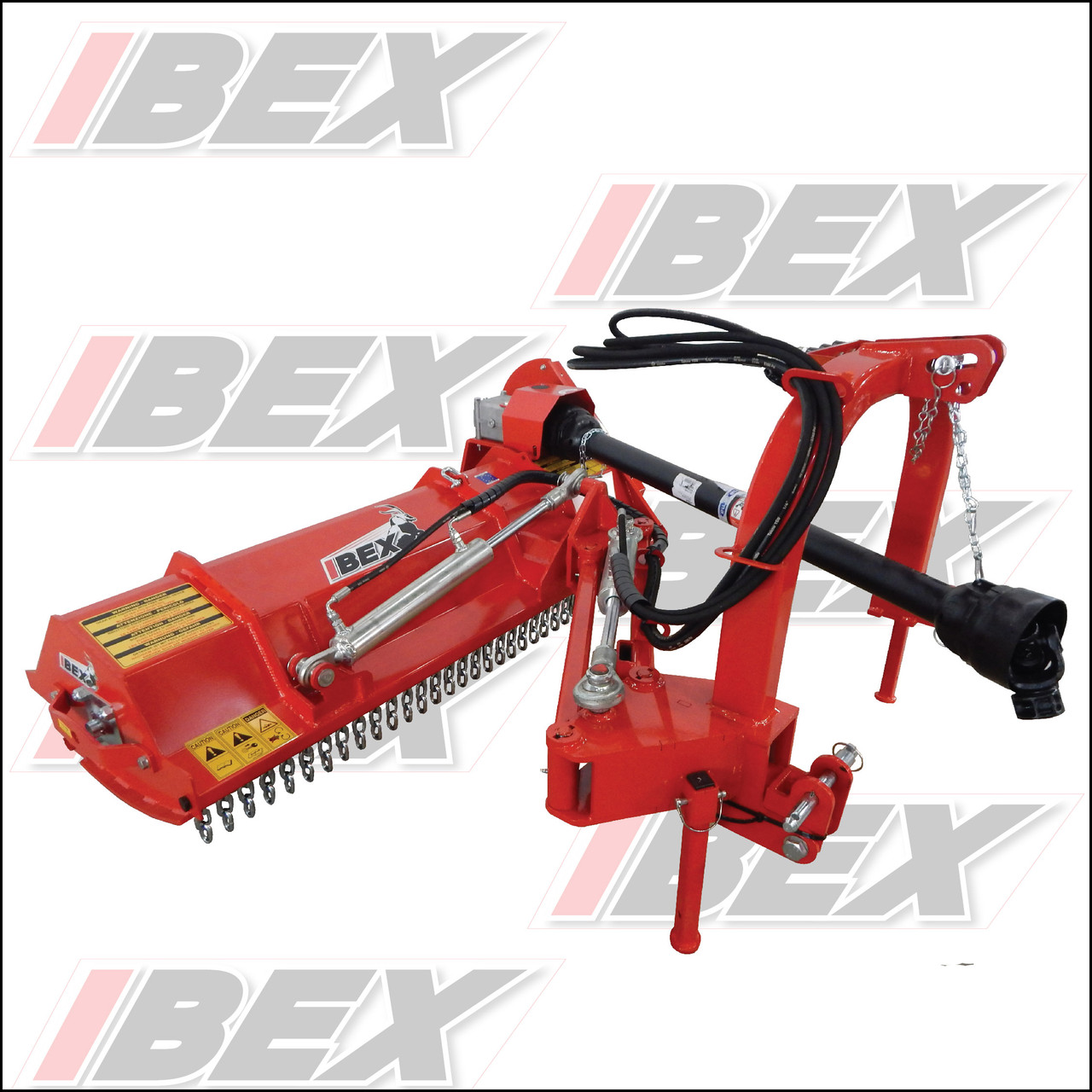 Ibex TS52 Hydraulic Offset Flail Mower | Ibex Equipment | Compact